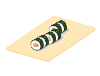 Saitaku Rolling Mat Sushi Bamboo